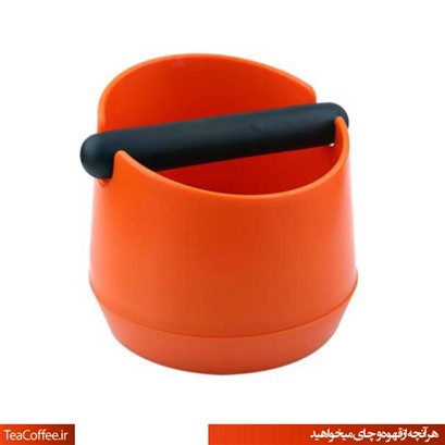 ناک باکس قهوه پلاستیکی نارنجی طرح کافه لت
