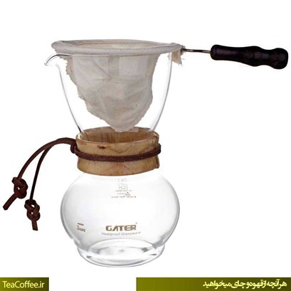 قهوه ساز دریپر گتر ۴ فنجان یقه چوبی