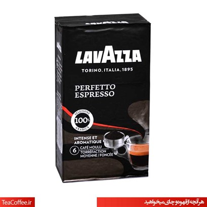 قهوه لاواتزا پرفکتو اسپرسو آسیاب شده ۲۵۰ گرمی